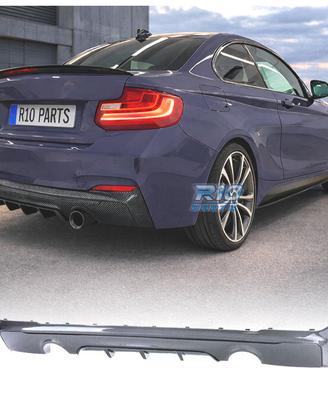 DIFFUSORE BMW F22 F23 LOOK M PERFORMANCE CARBONIO