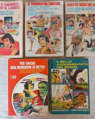 5 fumetti Nobel del Fumetto e Pocket Blu anni '70