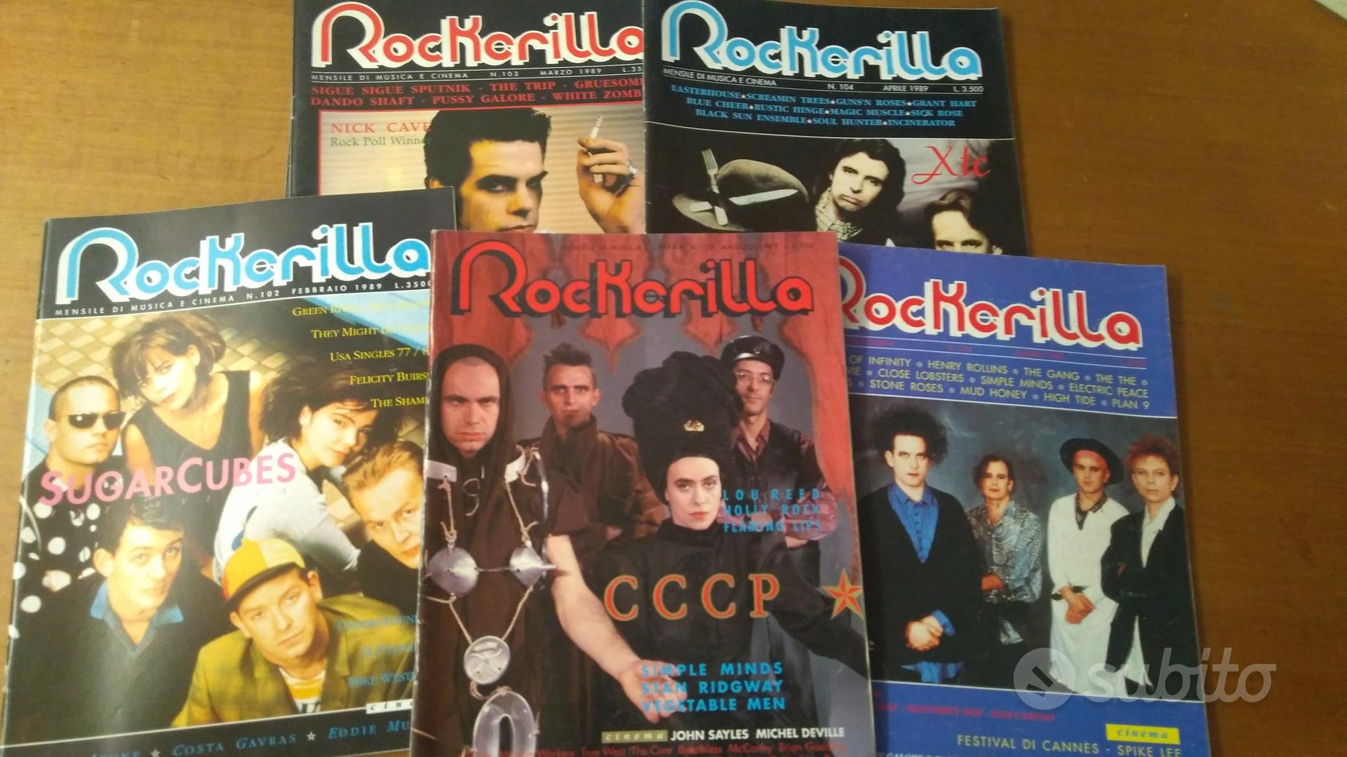 ROCKERILLA 1983/1997 +Urlo+Fare Musica+NME Goth - Libri e Riviste In vendita  a Pisa