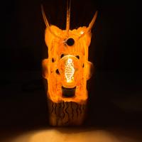 Lampada in legno di ulivo salentino