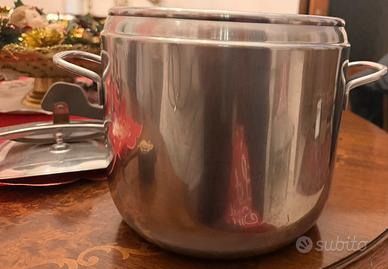 Pentola doppio fondi inox lunghe cotture