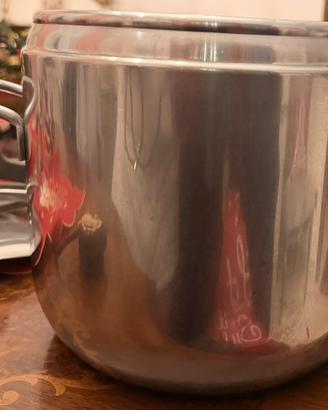 Pentola doppio fondi inox lunghe cotture