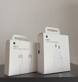 Apple Caricatore 20W 2026 + Cavo Originale 1M Type