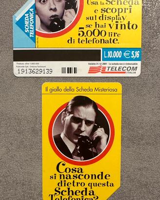 Schede telefoniche da collezione