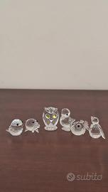 collezione di 6 animali swarovski