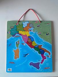 lavagna magnetica - calamite con le regioni