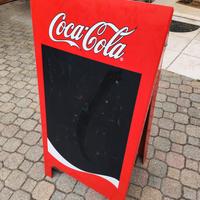 Lavagna Coca-Cola vintage da esposizione 