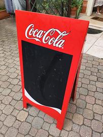 Lavagna Coca-Cola vintage da esposizione 