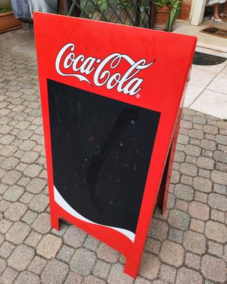 Lavagna Coca-Cola vintage da esposizione 