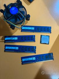 Cpu intel + Ram + Dissipatore stock