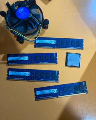 Cpu intel + Ram + Dissipatore stock