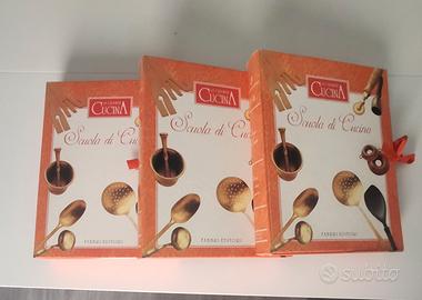 3 volumi Scuola di Cucina"  fabbri editori 