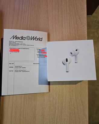 Apple AirPods 3 PRO nuove sigillate con ricevuta