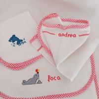 set porta merenda asilo bambini handemade  
