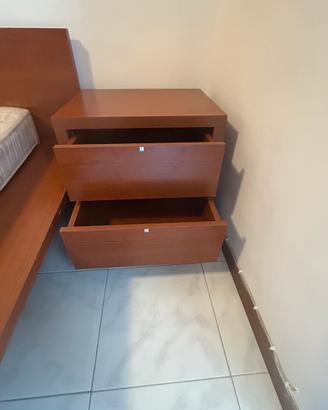 Set  3 mobili e struttura letto 1 piazza francese