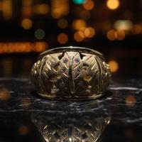 anello in oro arte fiorentina fidanzamento