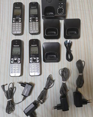 TELEFONO 4 CORDLESS PANASONIC KX-TG6724GB