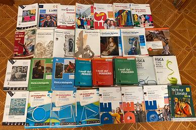 Libri scolastici 3,4 e 5  liceo linguistico