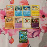 9 carte del set tempesta argentata