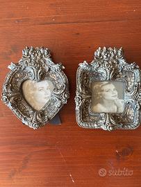 Coppia Cornici Vintage Stile Vittoriano