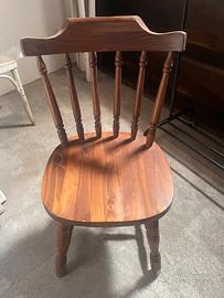 4 sedie legno