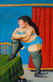 quadro moderno dipinto a mano olio su tela Botero