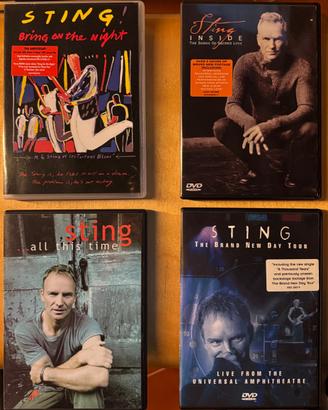 Sting collezione 4 DVD