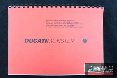 catalogo ricambi ufficiale Ducati MONSTER 600 Dark