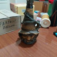 Vintage bottiglia decorativa intagliato 
