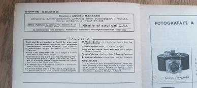 Lotto 4 Riviste LE ALPI 1940-41 (ex CAI) - EMILIO 