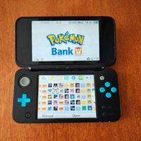 new nintendo 2ds xl blu e nero  + giochi pokemon