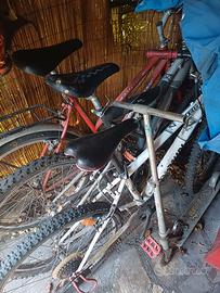  3 biciclette e  monopattino bimbo