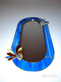 Specchio Vintage Ovale Stile Tiffany