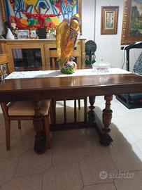 Tavolo da pranzo francese Luigi XIII 4 m