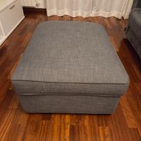 Poggiapiedi Pouf Ikea Kivik Grigio