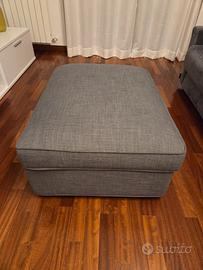 Poggiapiedi Pouf Ikea Kivik Grigio