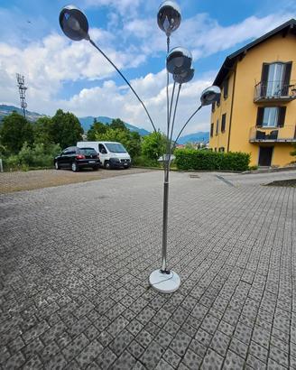 Lampada da terra "Ragno" 5 luci – base in marmo
