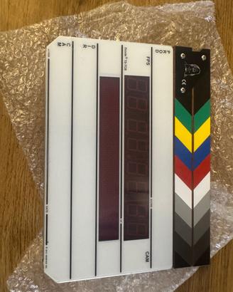 Ciak elettronico deneke con sistema timecode buddi