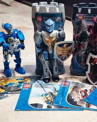 Lego Hero Factory e Knights Kingdom 5 Personaggi