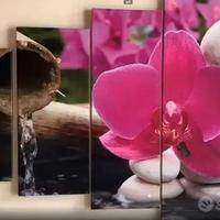 Quadro orchidea 5 pz