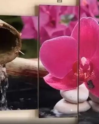 Quadro orchidea 5 pz