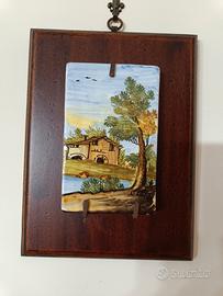 quadretto su mattonella