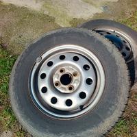 cerchi 4x100 13" con gomme 165/80 