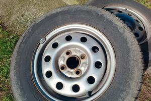 cerchi 4x100 13" con gomme 165/80 