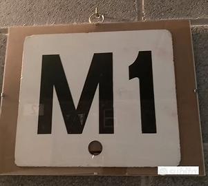 Cartello Veletta ATM Milano Vintage