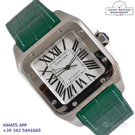 Cartier Santos 100 XL W20073X8 silver Full Set