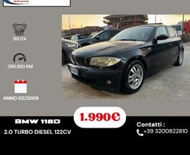 Bmw 118 118d cat 5 porte Futura DPF