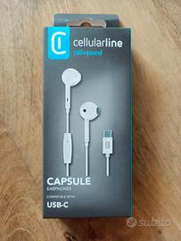 Auricolari USB-C Cellularline con microfono