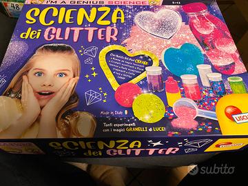 Gioco scienza dei glitter