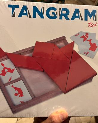 Tangram Rosso con carte Dal Negro